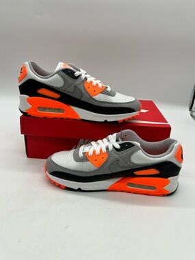 Nike Air Max 90 Men 8 Women 9.5 White Particle Grey CW5458-101 Sneakers Shoes